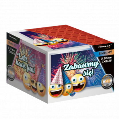 Obrazek Batreria Zabawmy Się F2 49 Strzałów 0,8"